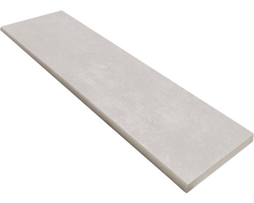 Zwembadrandsteen Mirava Hometek grijs rond 30x120 cm