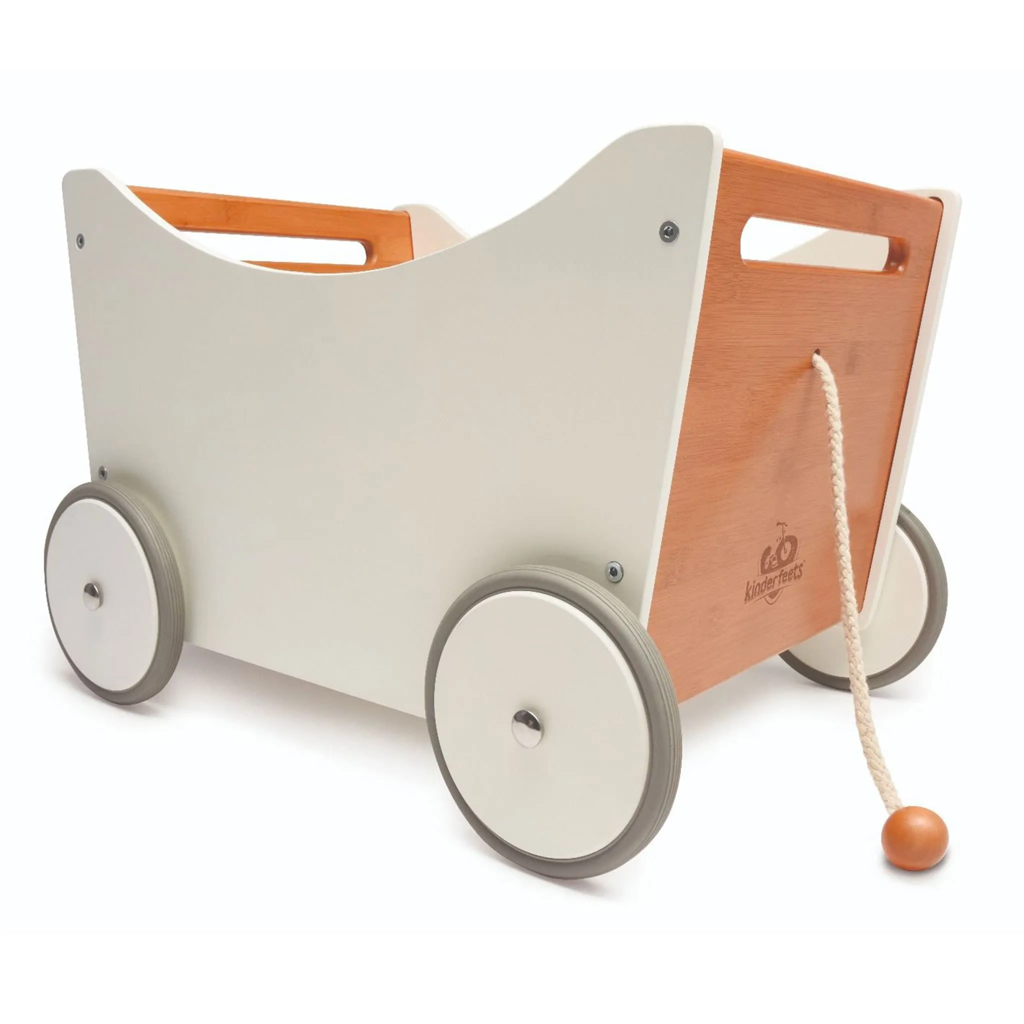 Kinderfeets Boîte à Jouets à Tirer 2en1 - Bois