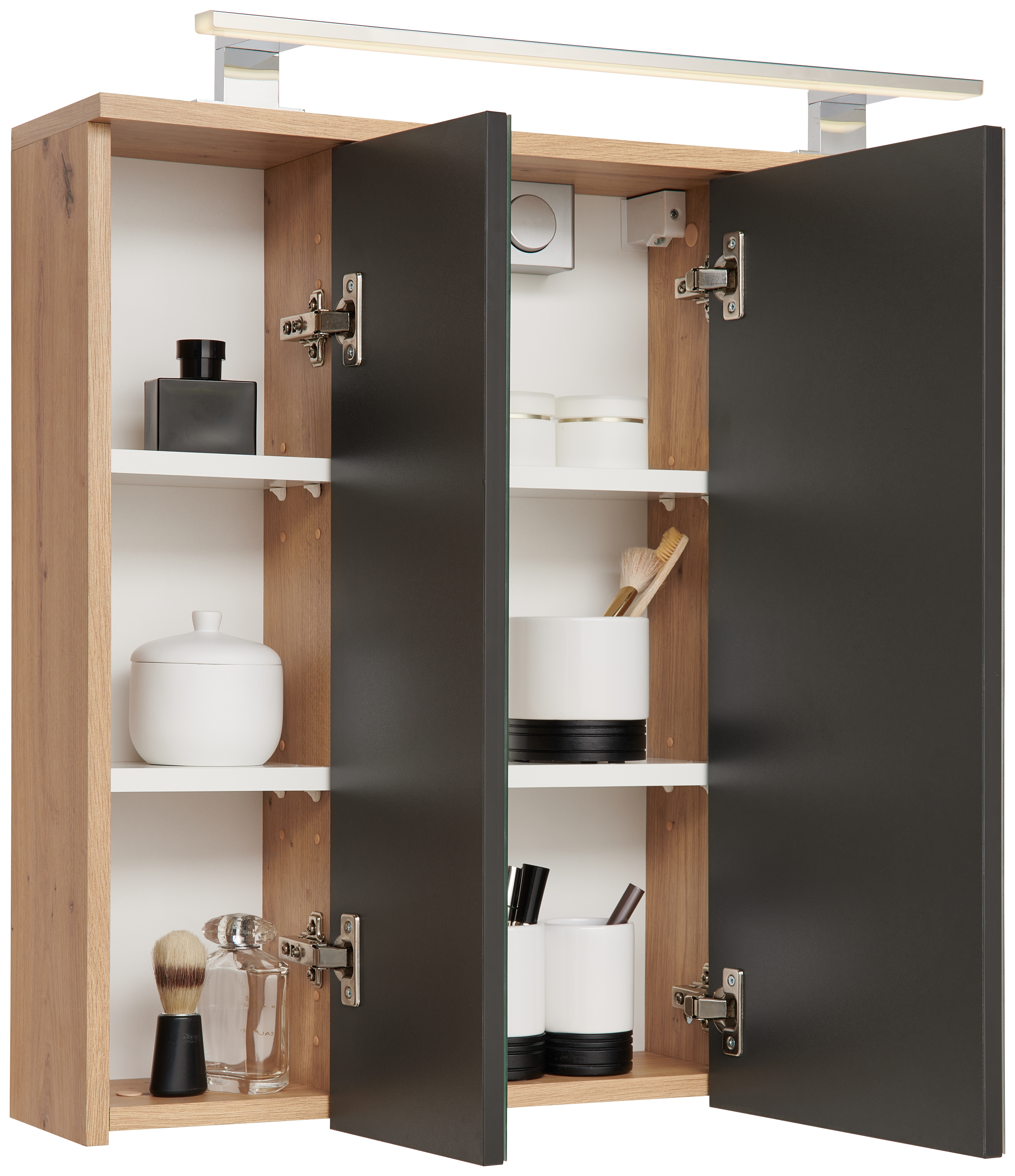 Spiegelschrank - Artisan Eiche - SoftClose - 70 cm