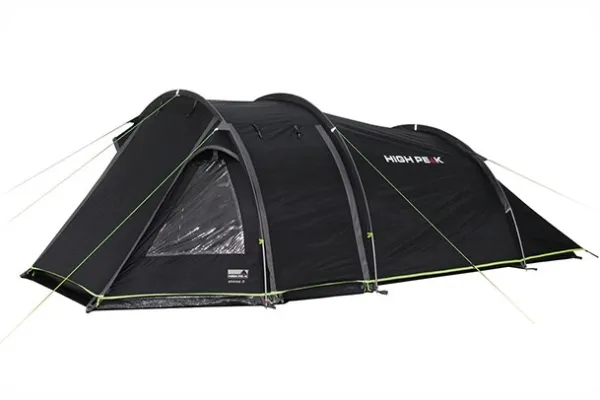 High Peak Atmos 3, Kuppeltelt, 3 person(er), Sort, Grøn