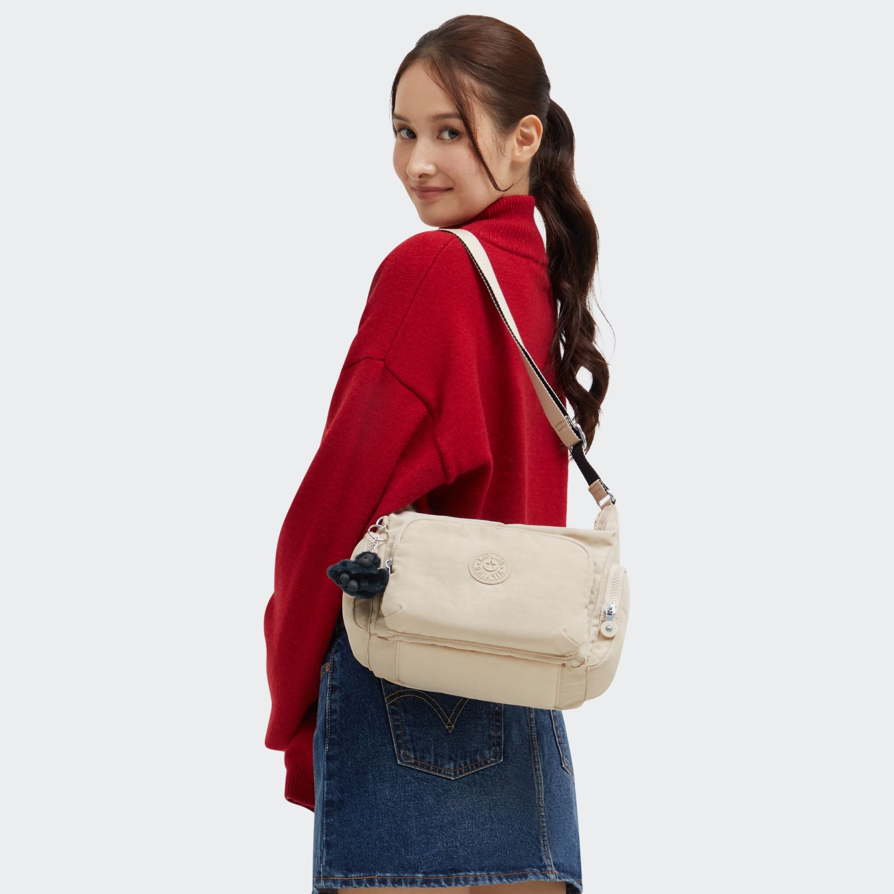 GABB S Sac à bandoulière de taille moyenne avec bandoulière réglable - Back To Beige