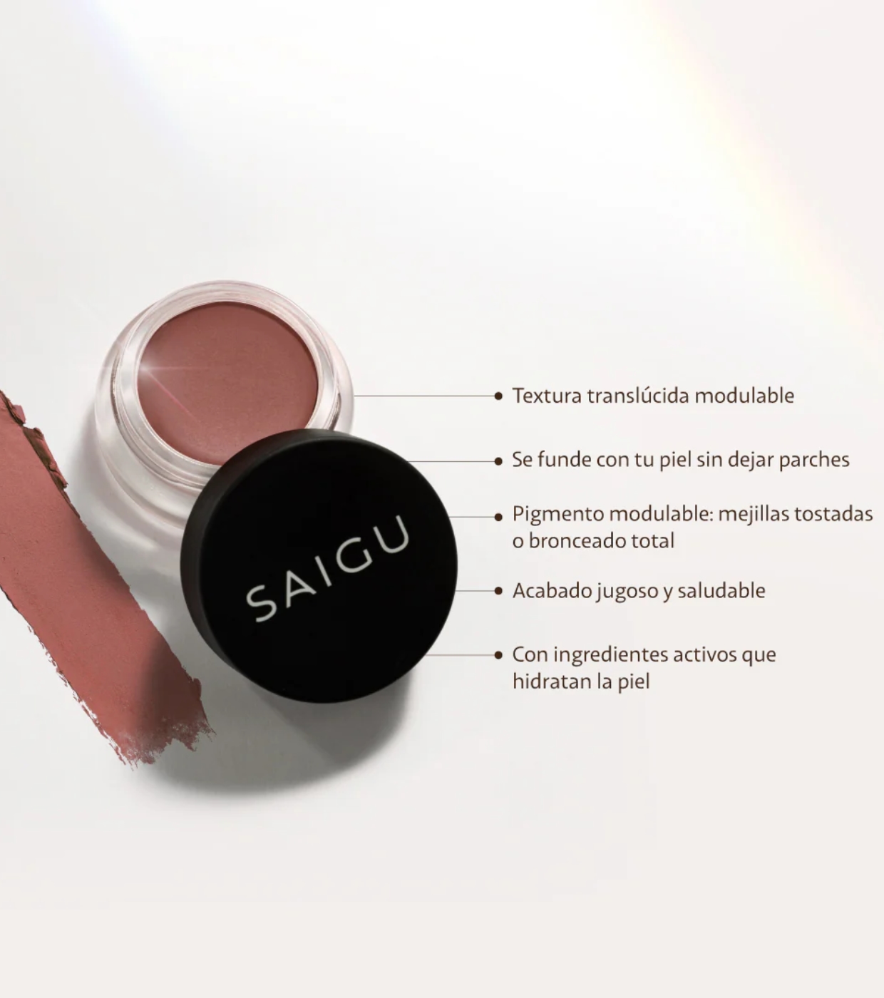 Saigu Cosmetics - *Mediterranean Glam* - Blush em creme - Praia