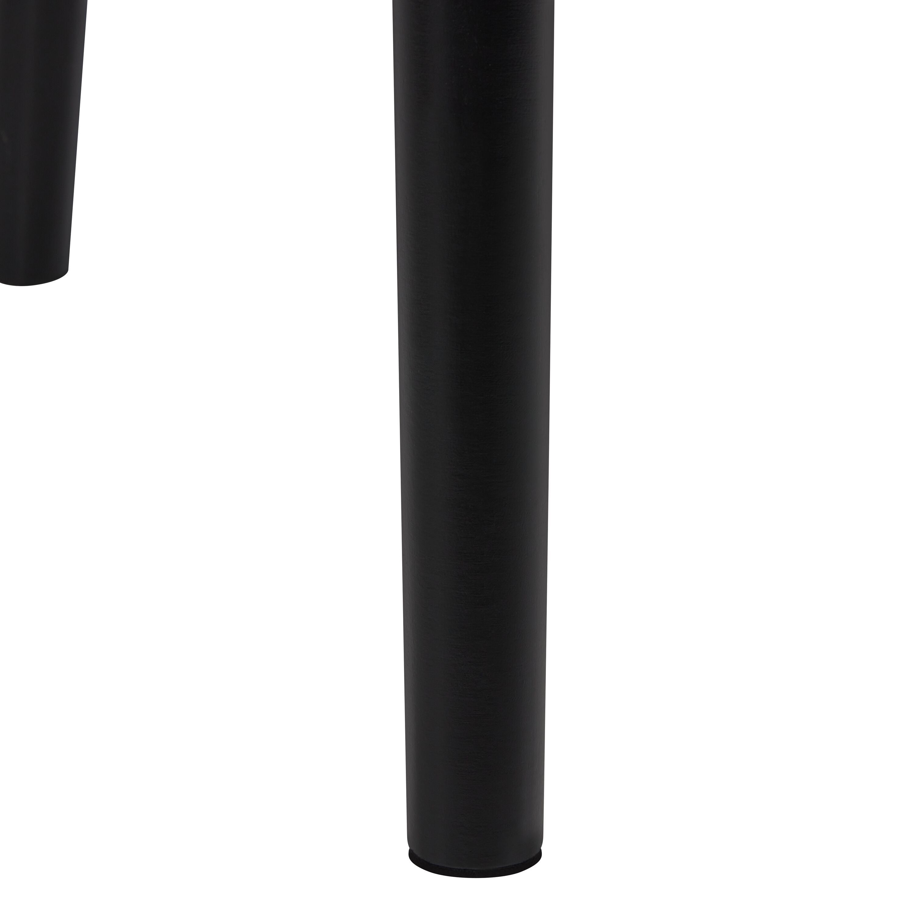 MAILA Beistelltisch - Schwarz / B: 40.0 cm x T: 40.0 cm x H: 44.0 cm