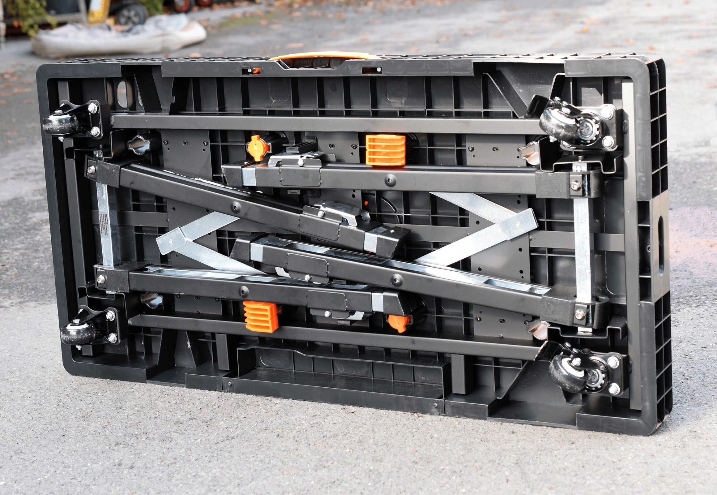 TECH-CRAFT 5-in-1 Werkbank Werkbank Werktisch Montagetritt Montageliege Universal-Werkbank