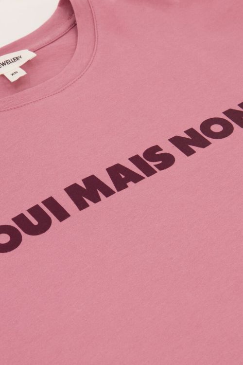 Roze T-shirt Oui mais non