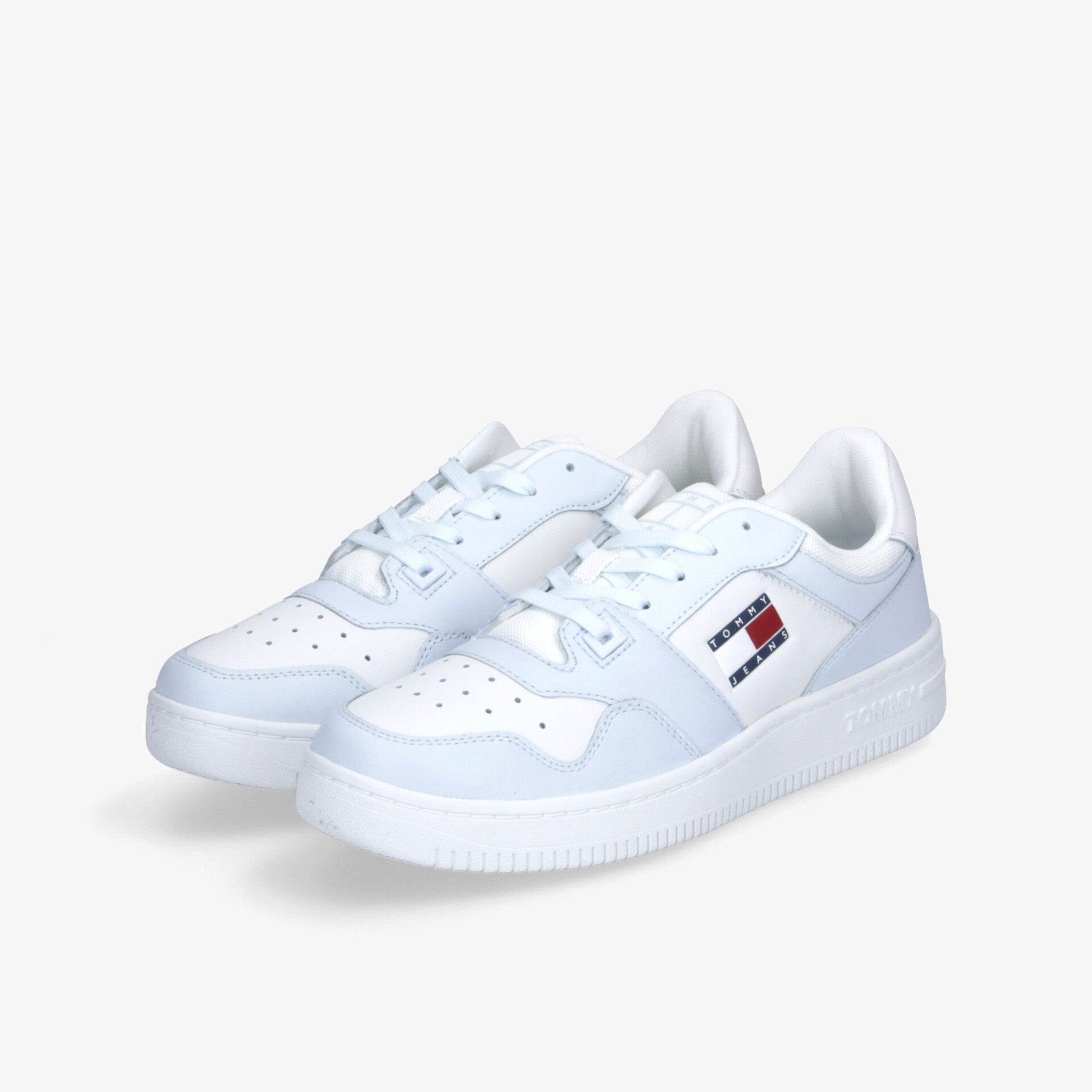TOMMY JEANS RETRO BASKET Damen Sneaker Low weiß