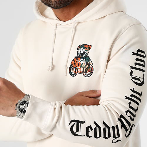 Sweat Capuche Essentials Art Series Orange Beige