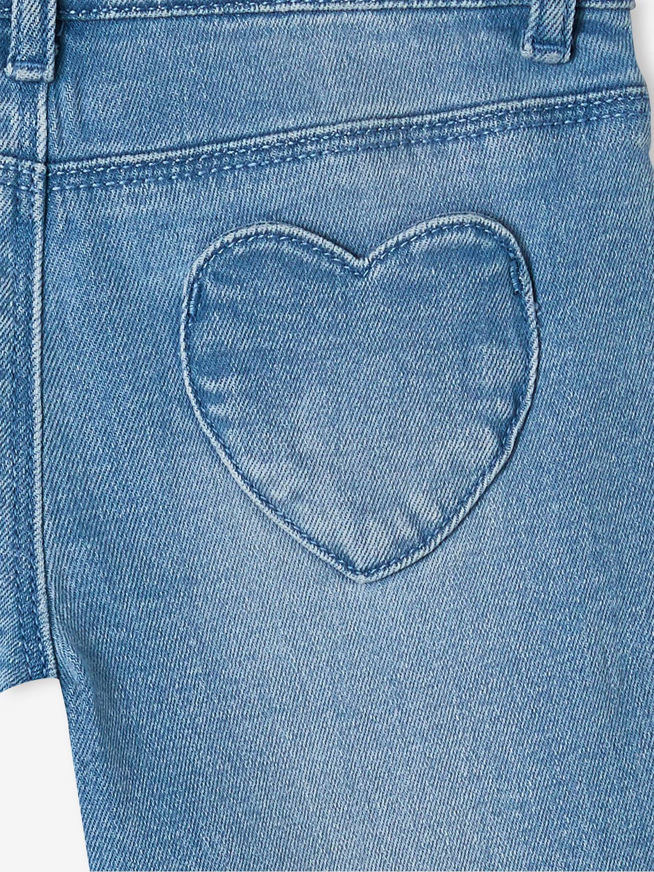 Calça jeans cropped feminina Double Stone com laços.