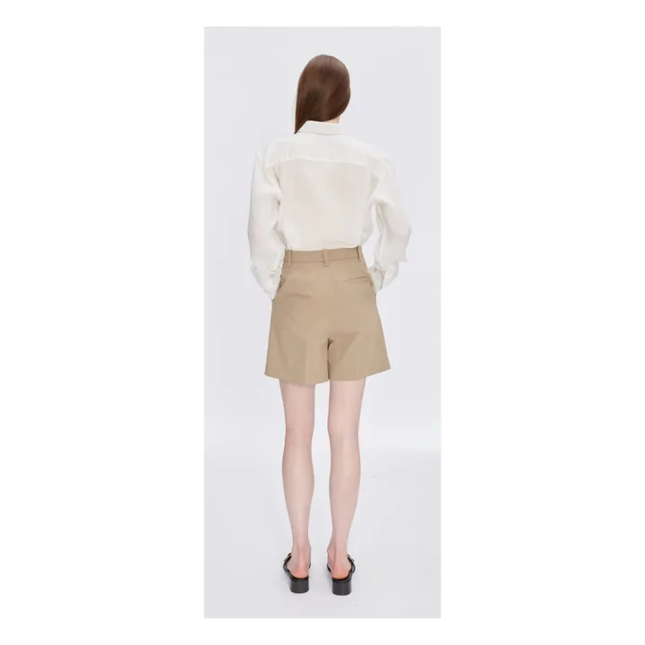A.P.C. Short Nola Coton et Lin | Beige