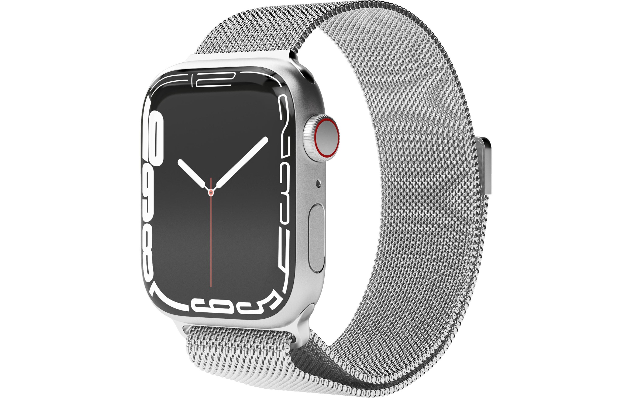 VONMÄHLEN Uhrenarmband »Milanese Loop Apple Watch 38/40/41 mm Silver«