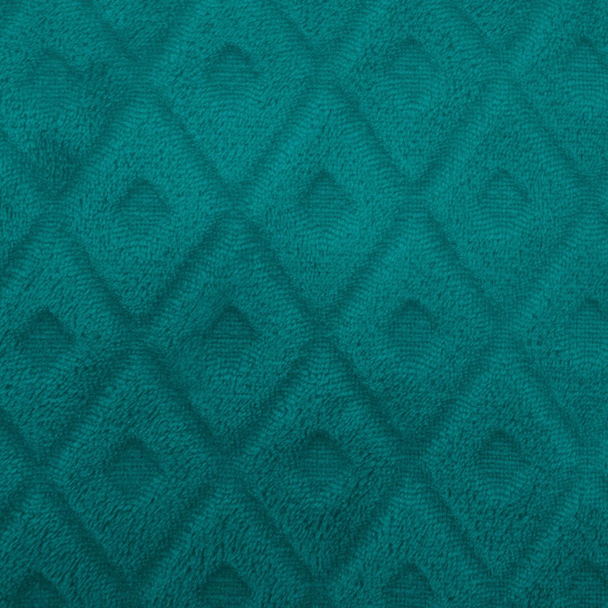 PLAID FLANELLE 3D LOSANGE CANARD 180X230CM