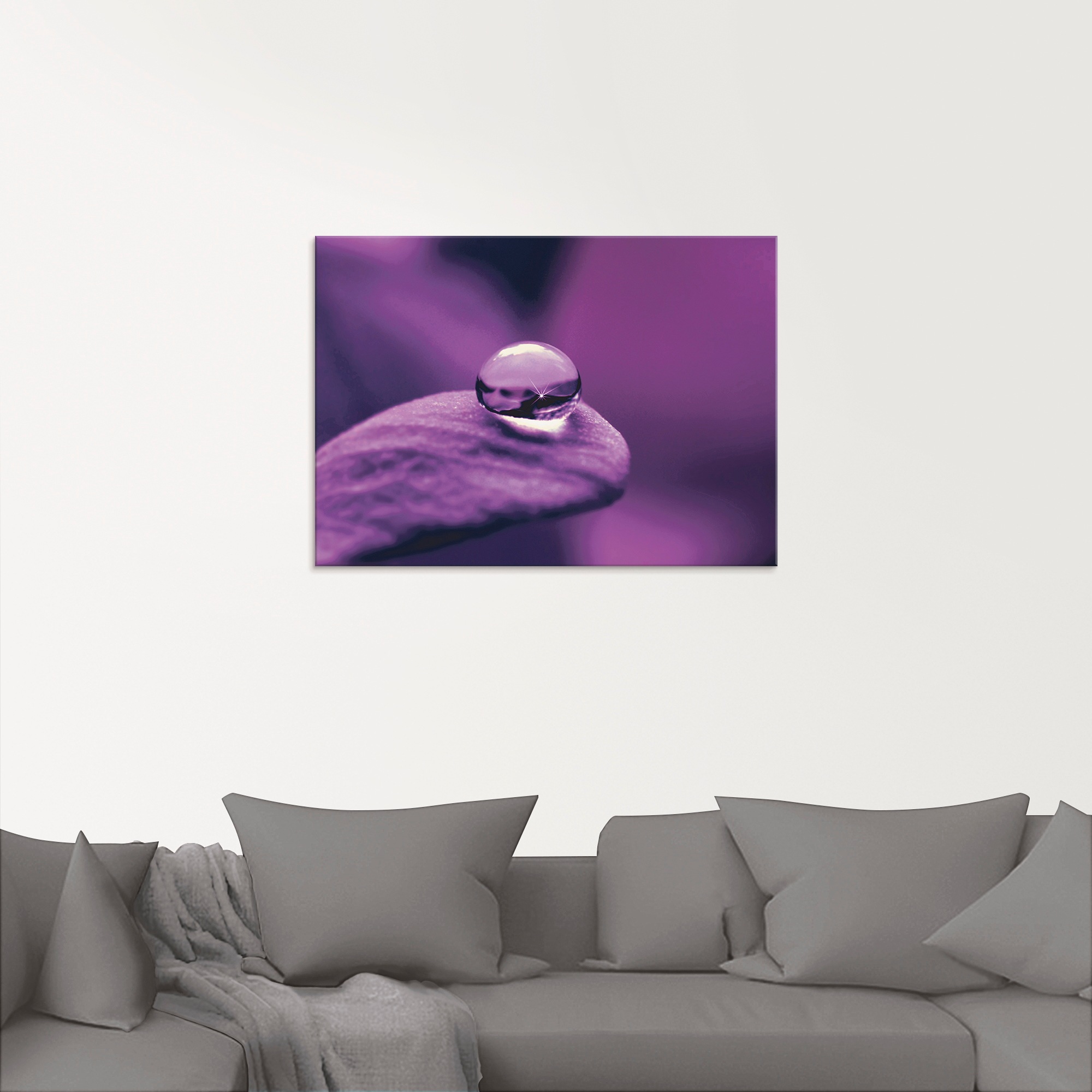 Artland Glasbild »Amethyst« Blumen 1 Stk. tlg. in verschiedenen Grössen