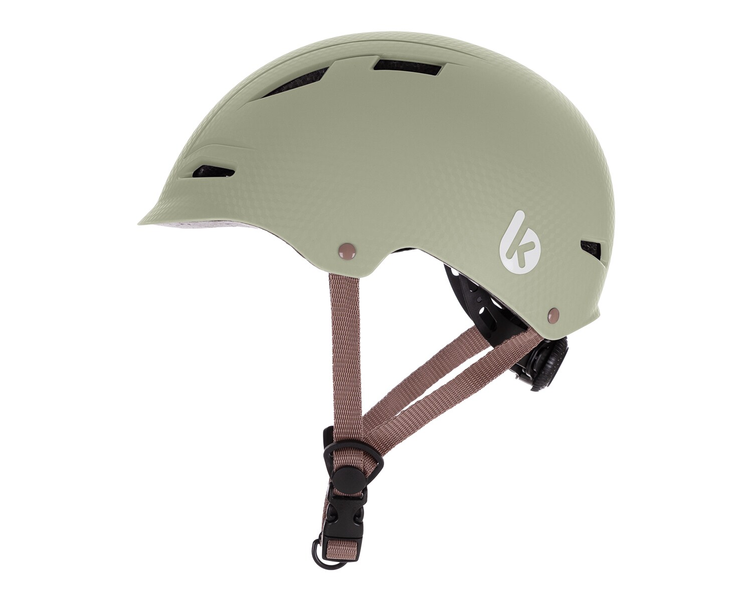 Kikkaboo Kinder-Schutzhelm 46 - 56 cm mit 9 großen Öffnungen verstellbare Gurte grün