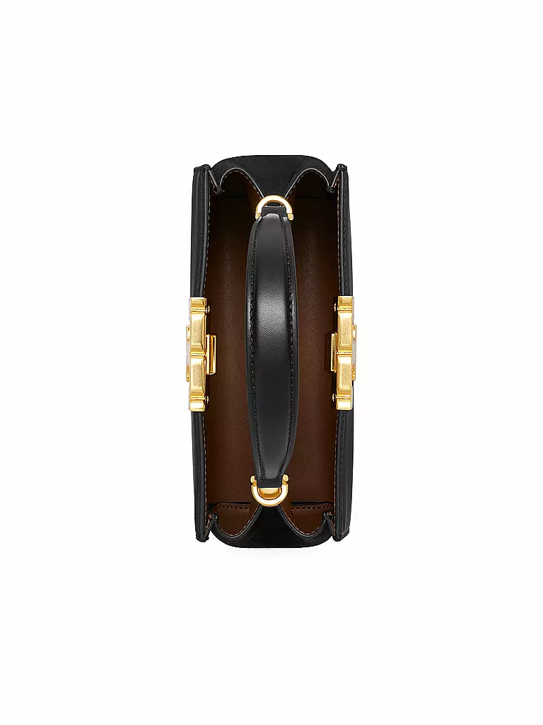 TORY BURCH Ledertasche - Henkeltasche ELEANOR schwarz