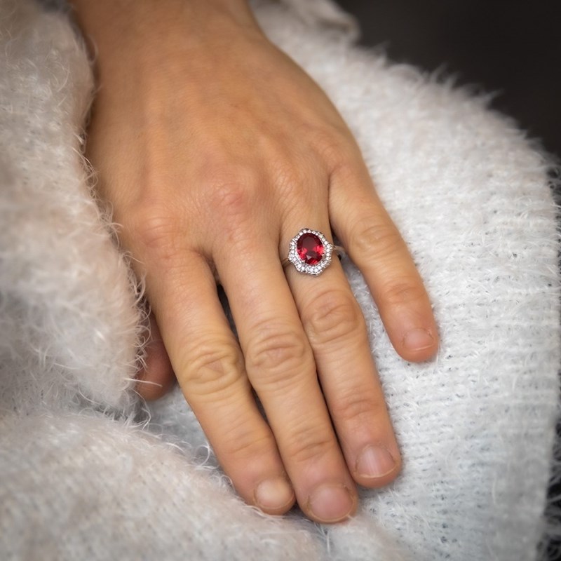 Bague Femme Rhodium ZETA