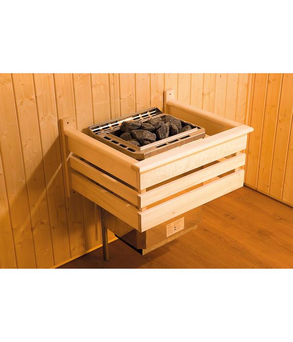Weka Ecksauna Kami mit Glastür