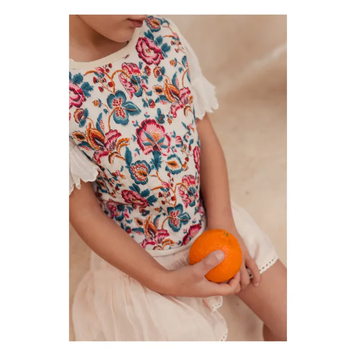 Louise Misha Jupe Short Coton Bio Alambra | Rose pâle