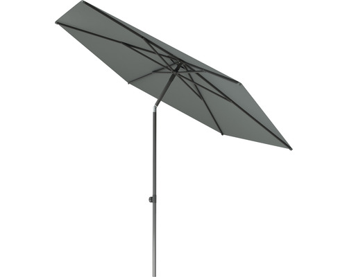 Soluna Cessy middenstokparasol, Ø 300 cm, polyester (PES), donkergrijs