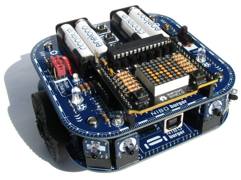 Nicai Systems Bausatz SHIELD LED-Matrix Arduino Shield mit 8 x 8 LED-Matrix-Display
