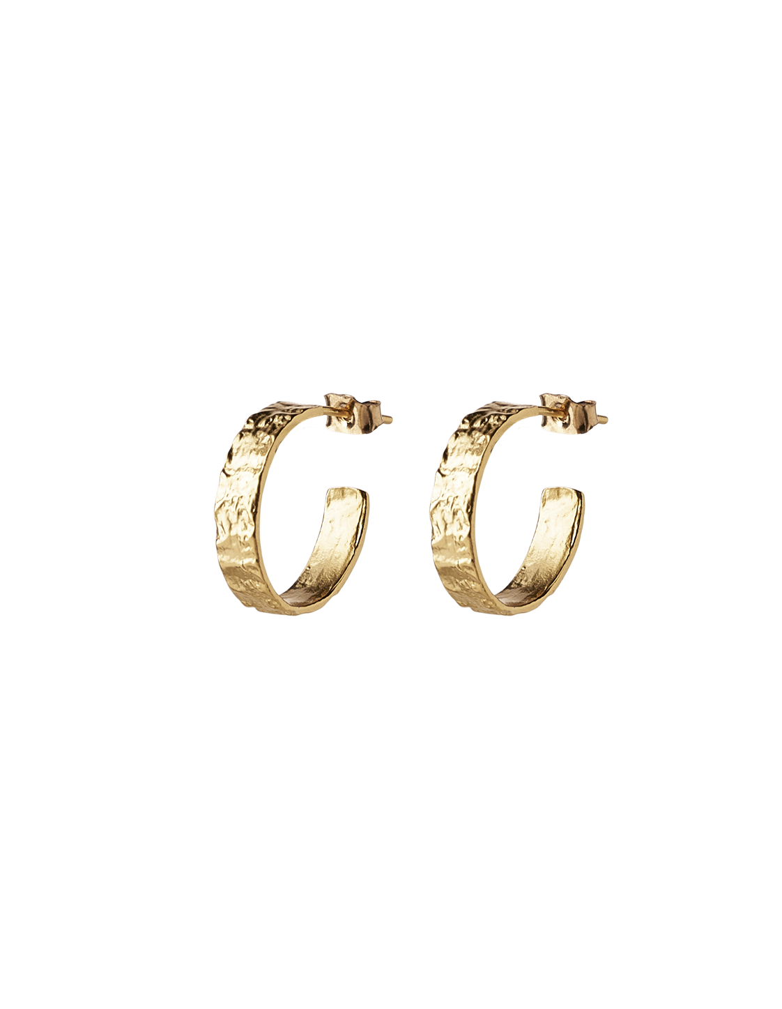 Isobel Hoops | 925 sterling sølv/18k forgyldt. 17 mm. 2 pcs. | Gold | & Copenhagen