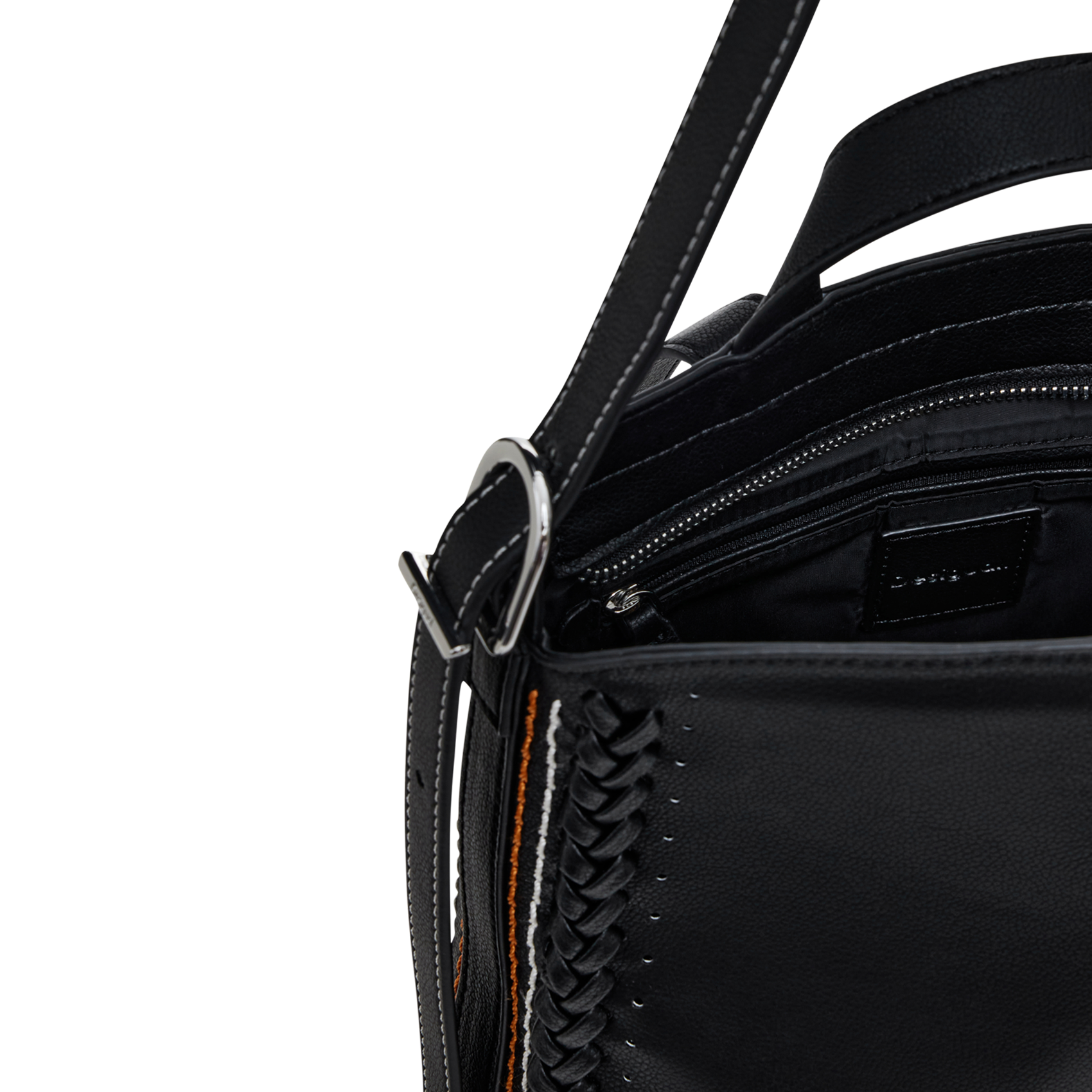 Sac à dos effet cuir | Noir