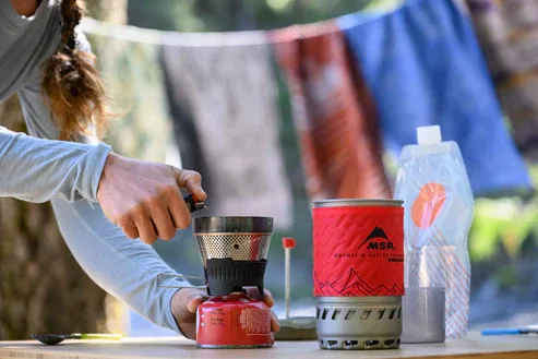 MSR WindBurner Personal Stove System Red