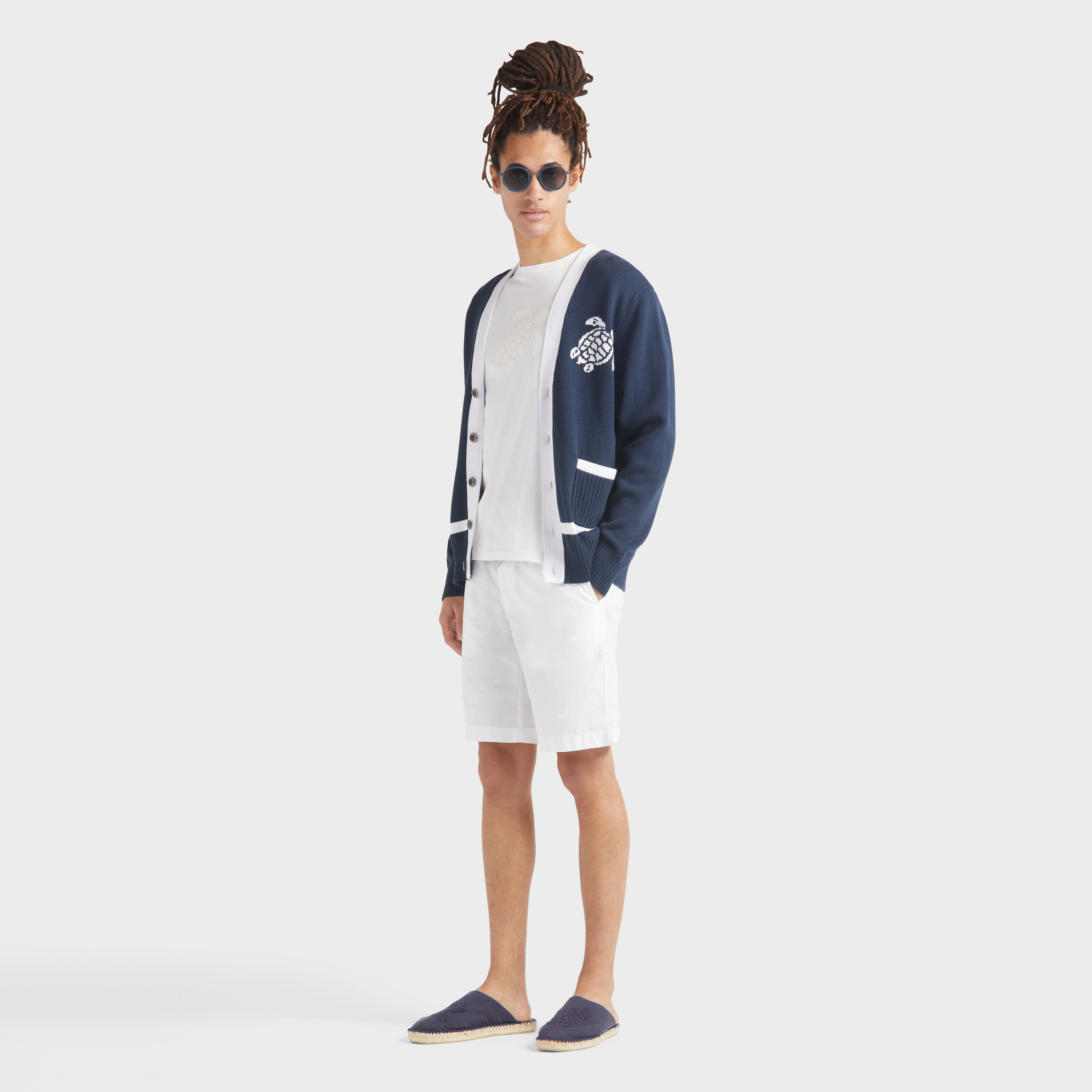 Bermuda Jogging en gabardine homme