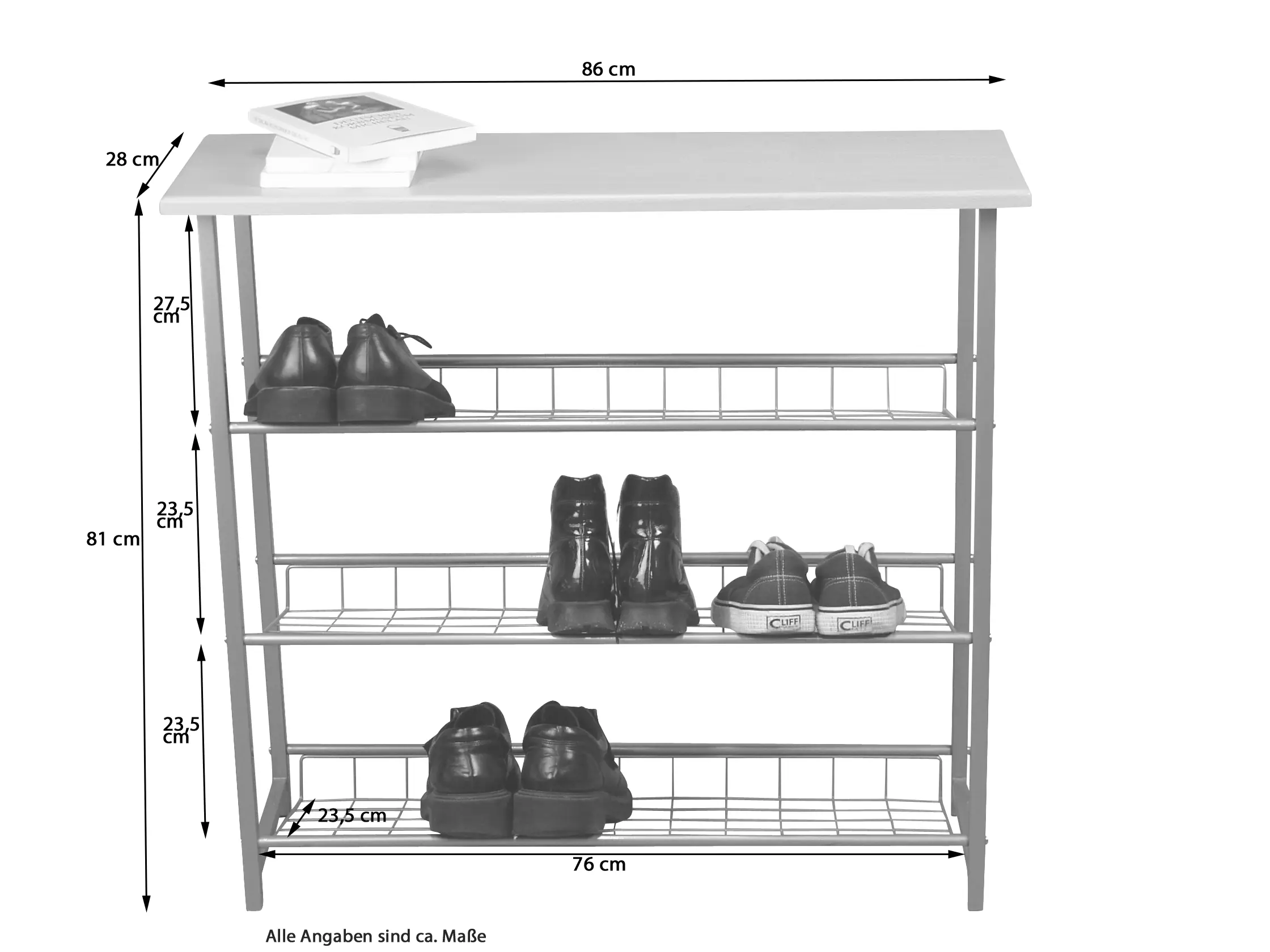 möbel direkt online Schuhregal Regal