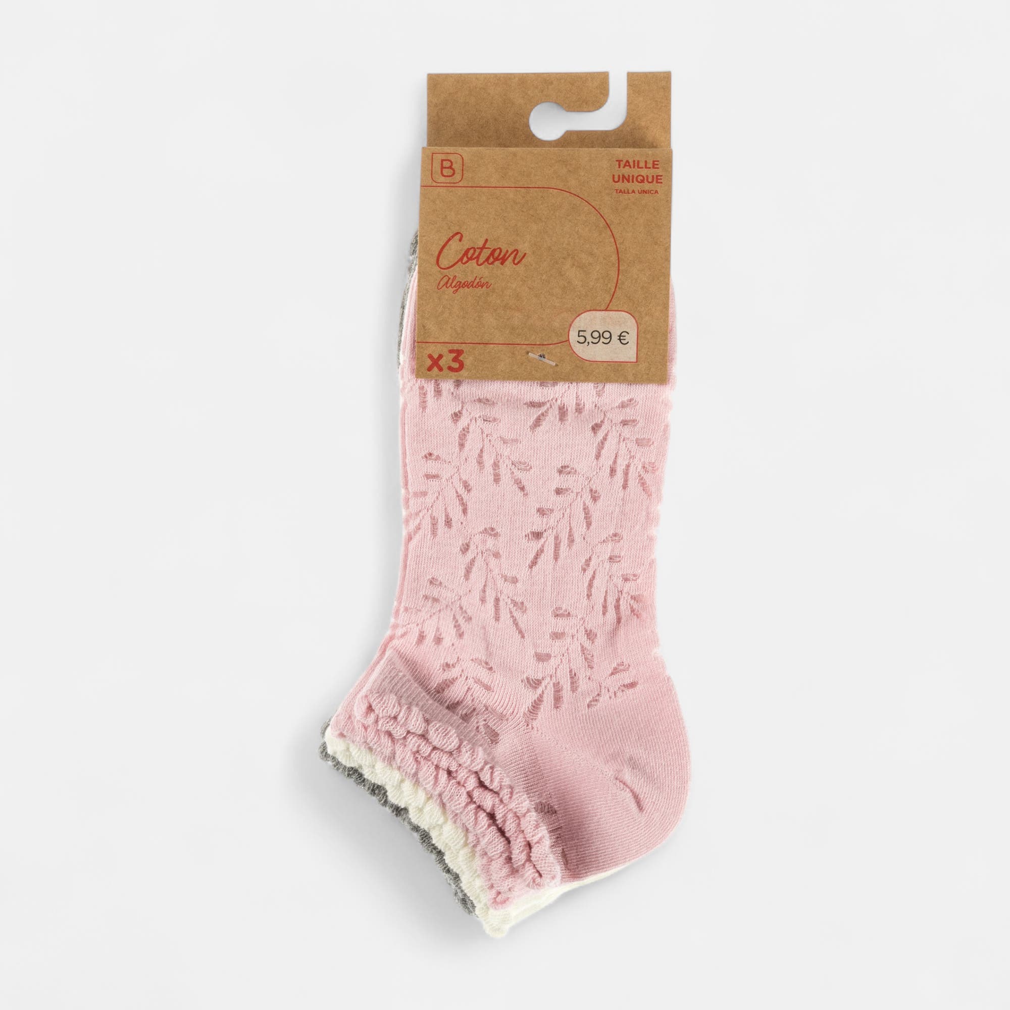 Chaussettes Femme rose