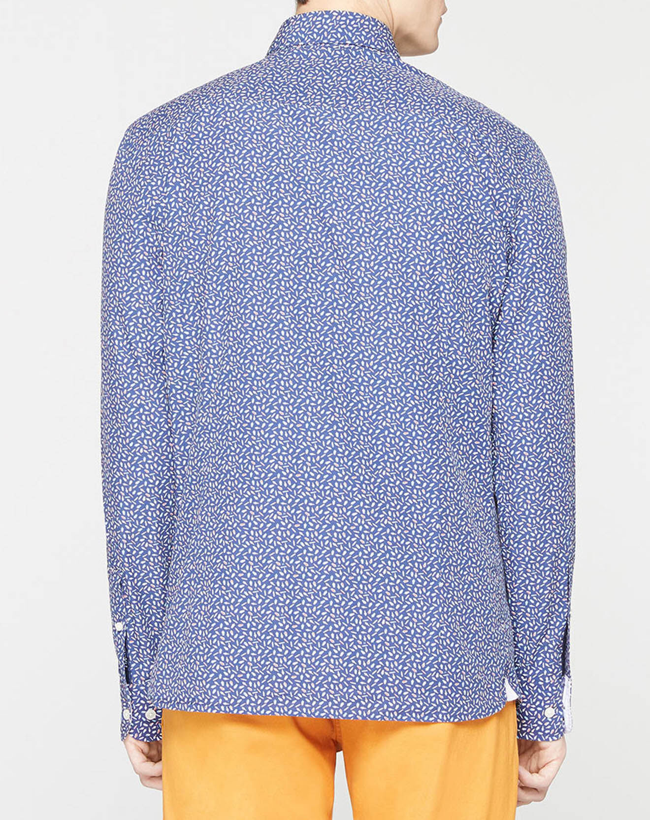 Hackett London Chemise Slim Fit imprimée bleu foncé