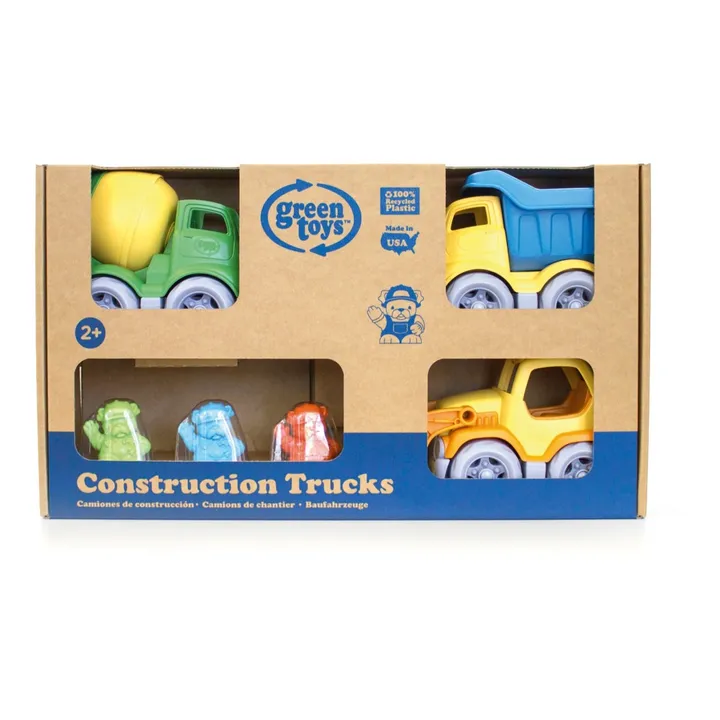 Green Toys Camions de construction - Set de 3