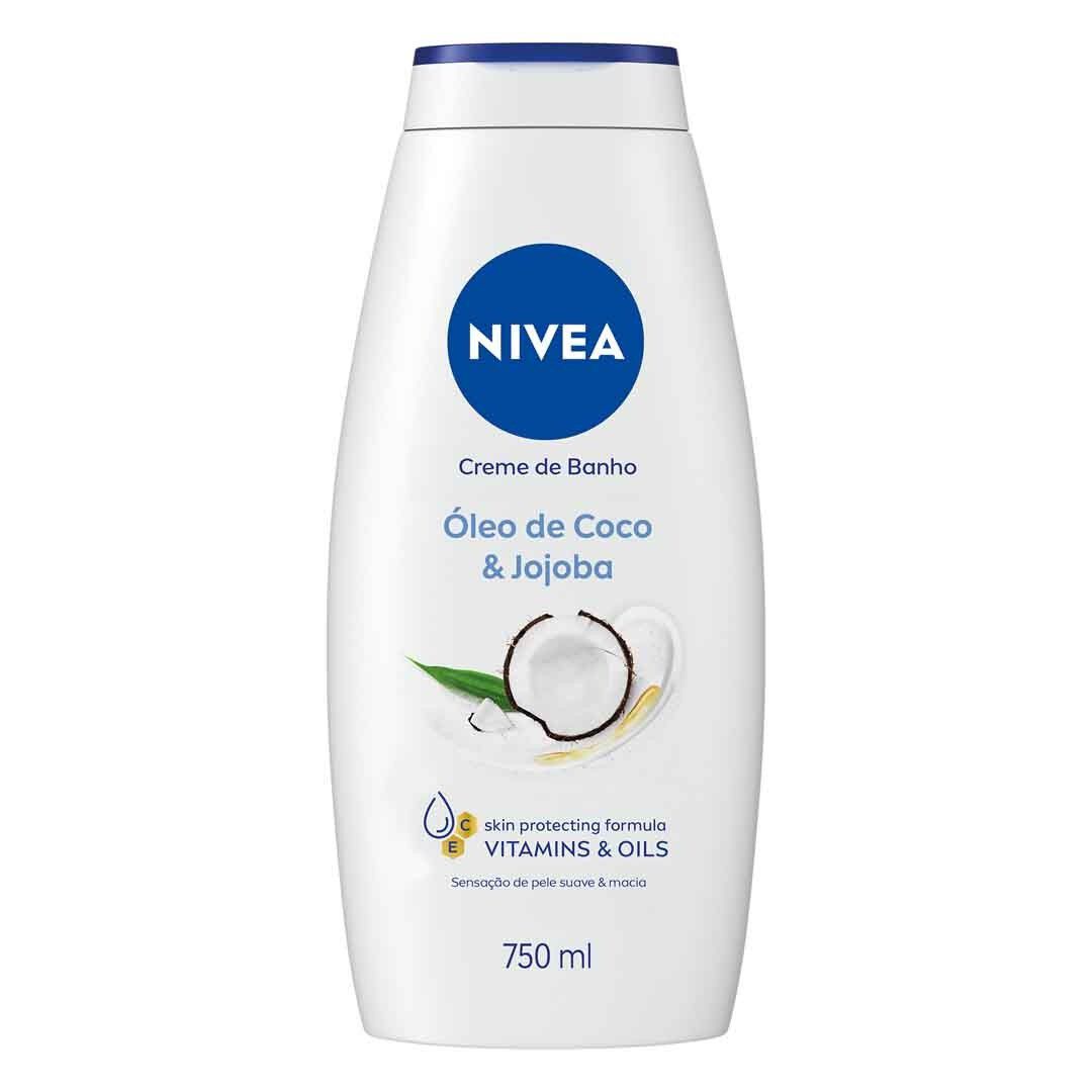 NIVEA  Creme de Banho Coconut & Jojoba Oil - 750ml
