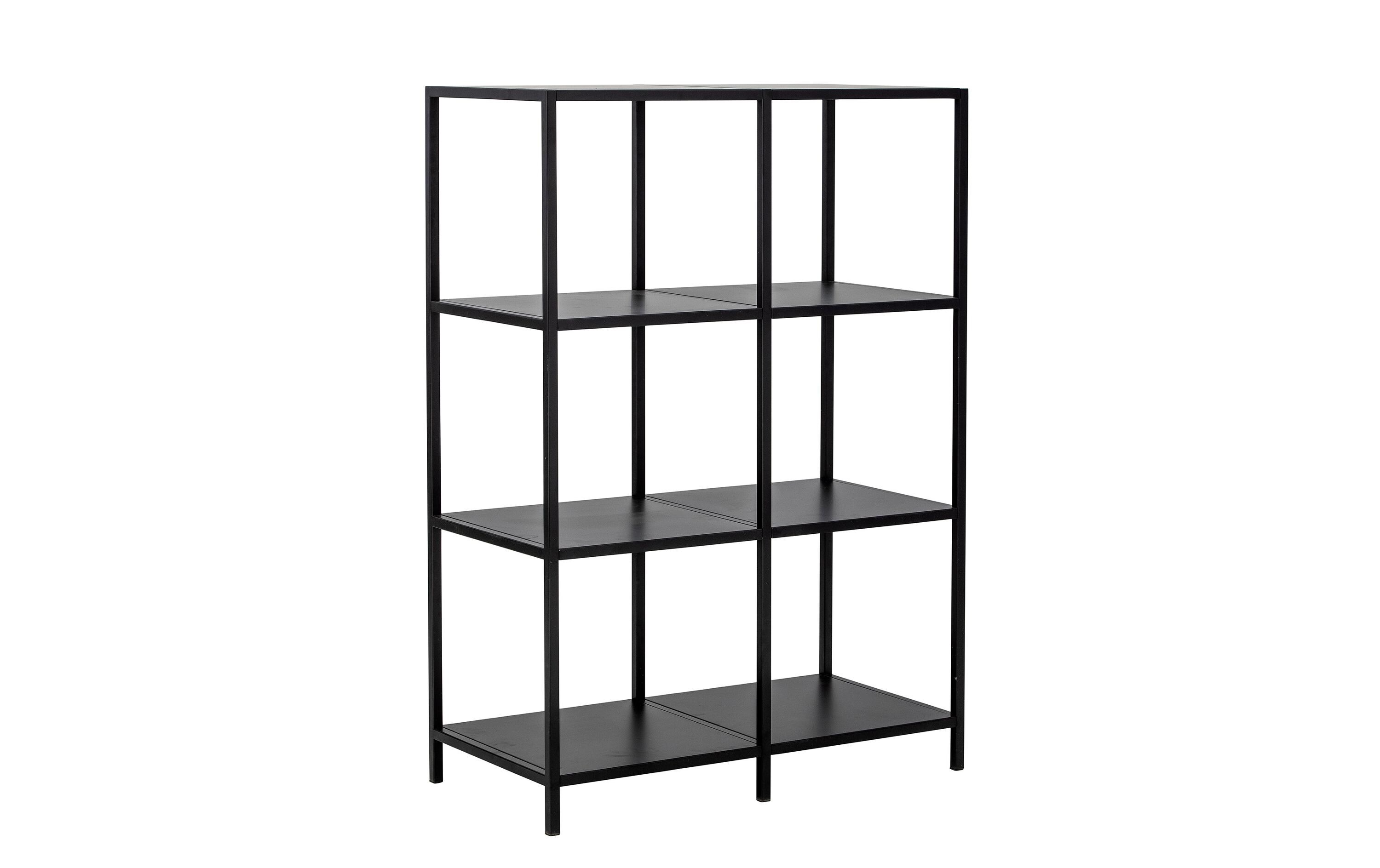 Regal Valde 80 cm x 114 cm, Schwarz<br>Buchregal