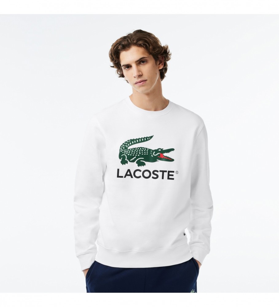 Moletom Lacoste Classic Fit, Branco