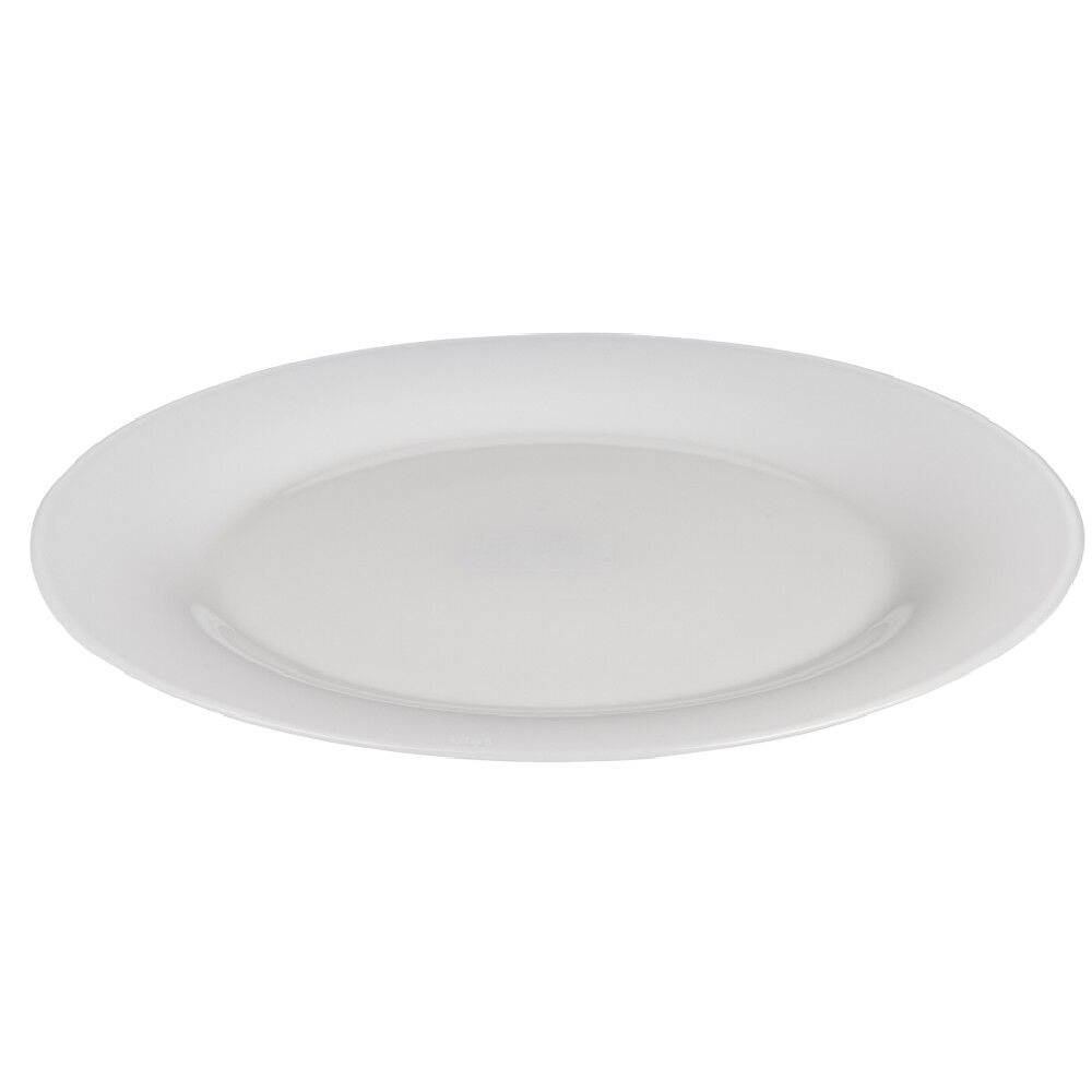 Assiette plate ronde Luminarc blanche Zana