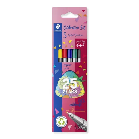 STAEDTLER® triplus® 334 Fineliner Birthday 5er Etui