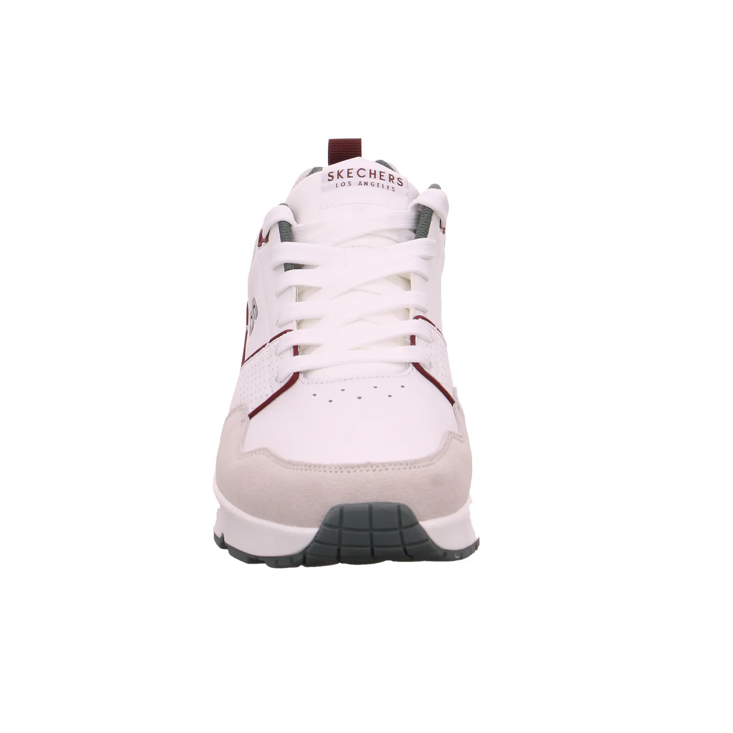 SKECHERS Halbschuhe Sneaker Weiss Leder