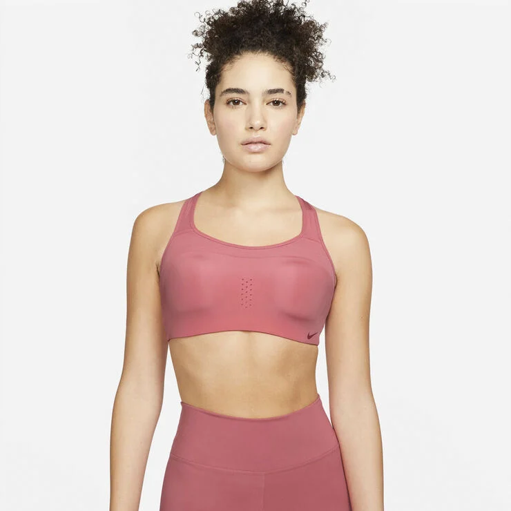 Nike Alpha high support sports bh Pink