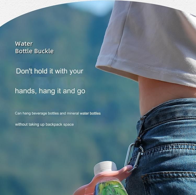Worthbuy - Siliconen drinkfleshouderclip / set