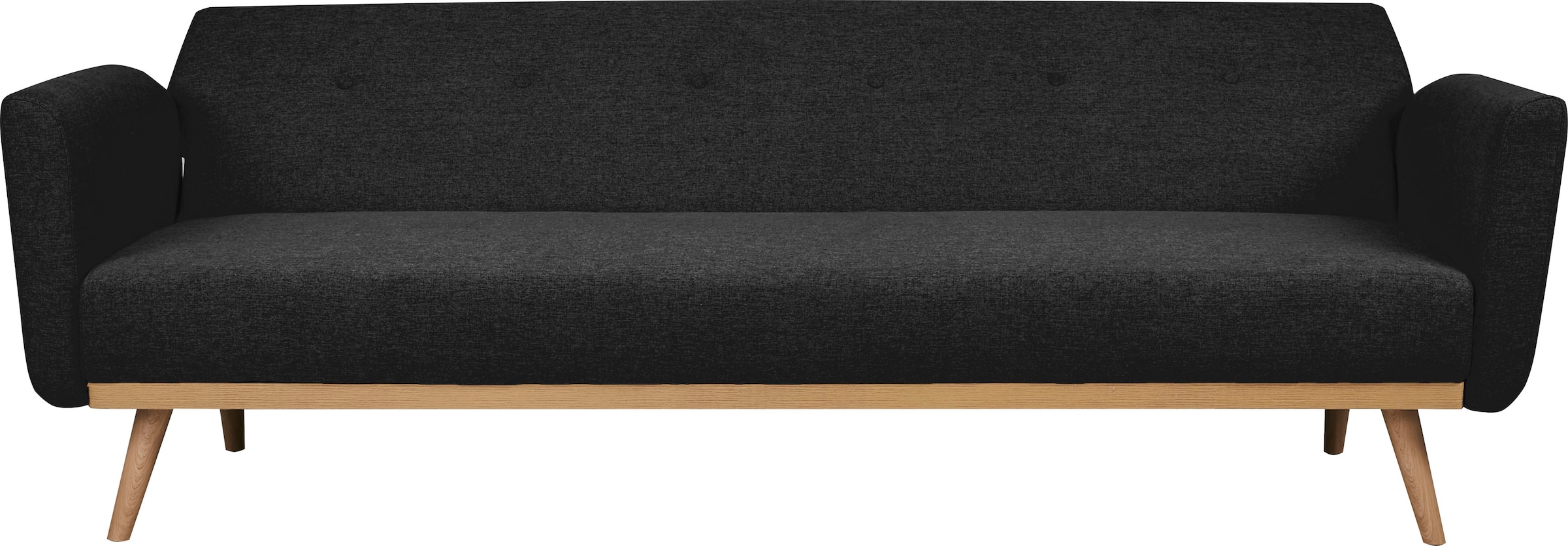 SalesFever Schlafsofa »Komfortables Sofa zum Entspannen« Knopfheftung an der Rückenfläche