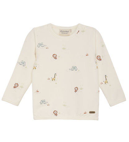 Minymo Bluse - Eierlikör m. Tiere