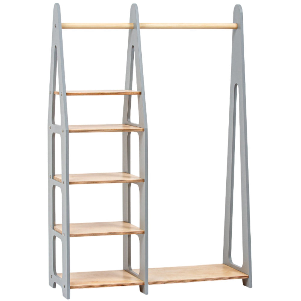 Køb Duck Woodworks Børnegarderobe u. Skuffer Grey