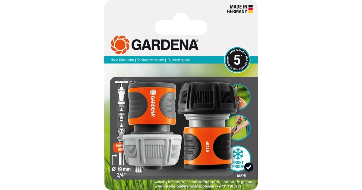 GARDENASlang aansluitset 19 mm (3/4