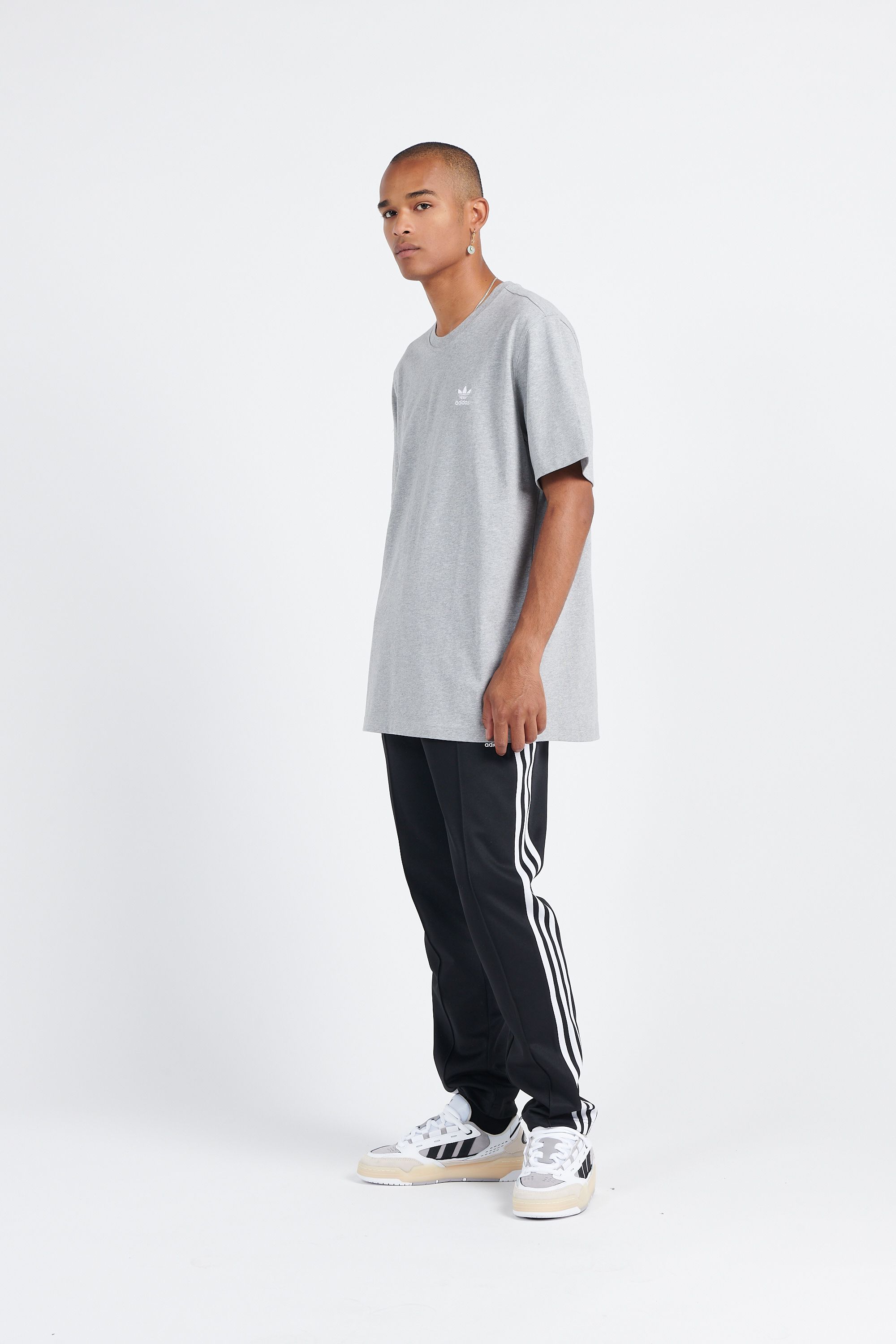 ADIDAS T-shirt manches longues B+F TREFOIL TEE Gris