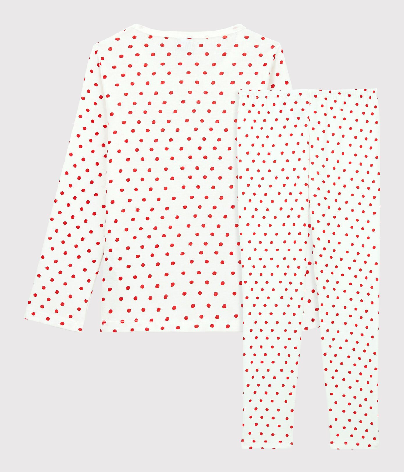 Pyjama pois rouges petite fille en coton