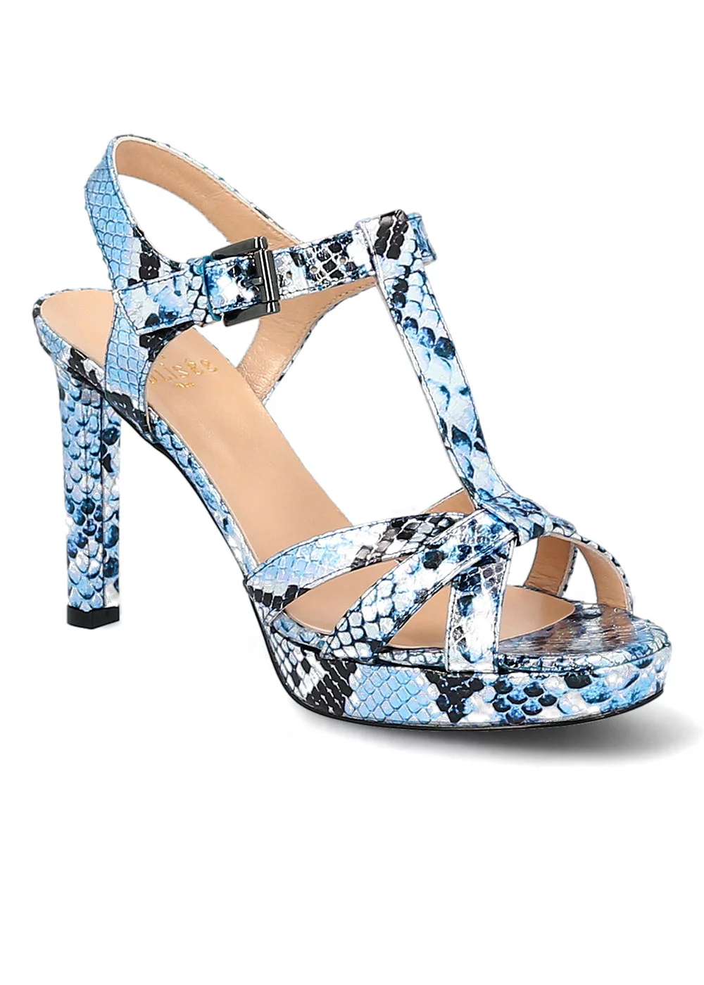 SANDALE RIMA PYTHON BLEU