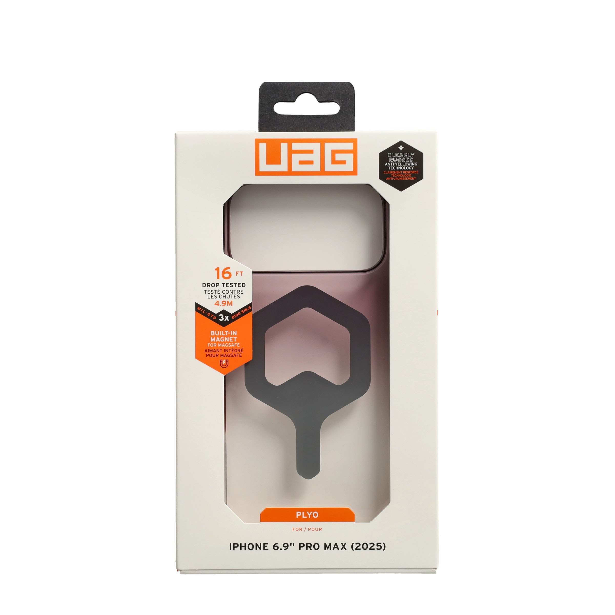 iPhone 17 Pro Max MagSafe Hybrid Schutzhülle Plyo (11453011404G) - Ombre (Schwarz / Transparent)