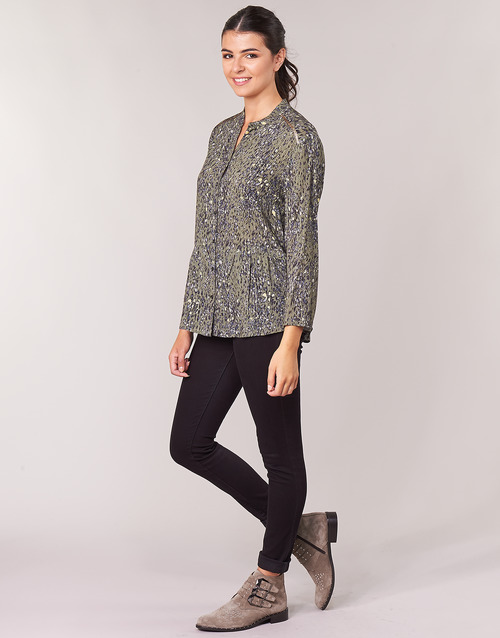 One Step - CARLY CHEMISE - Kaki / Multicolore