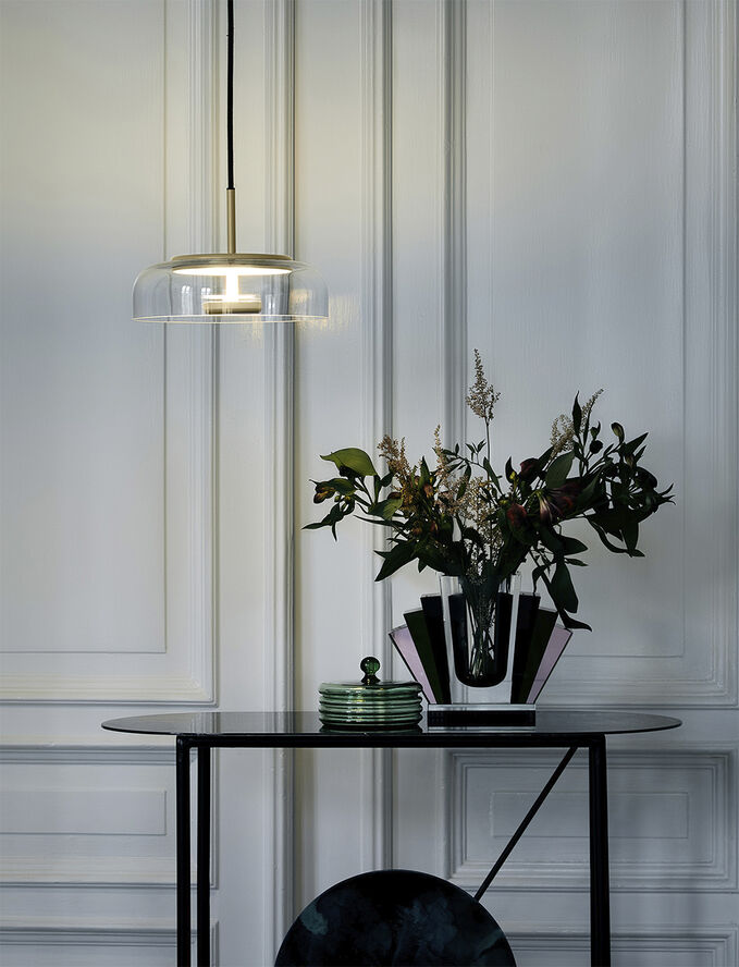 Nuura Blossi 1, nordic gold / clear