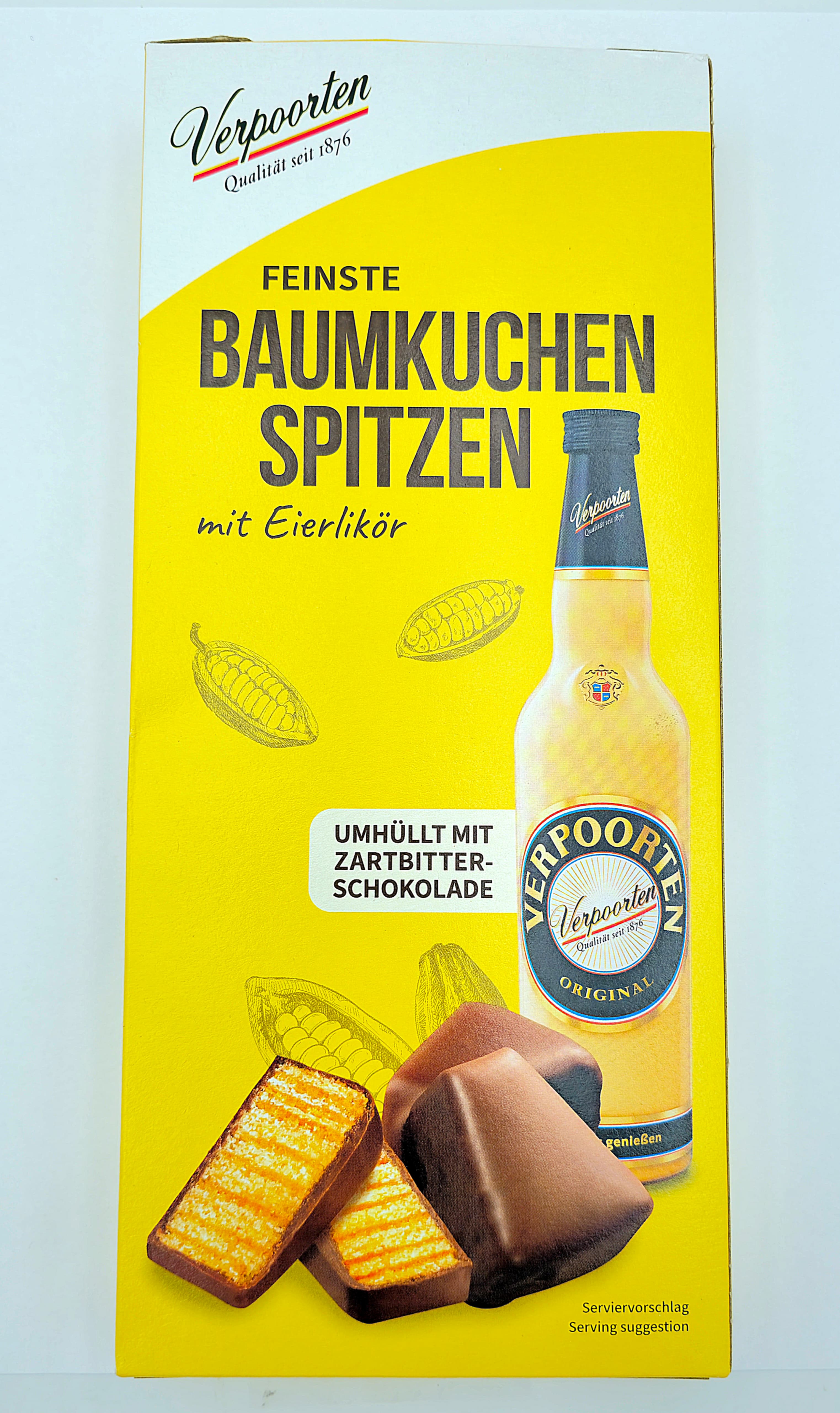 Kuchenmeister Verpoorten Baumkuchenspitzen Eierlikör 150g MHD:12.4.25
